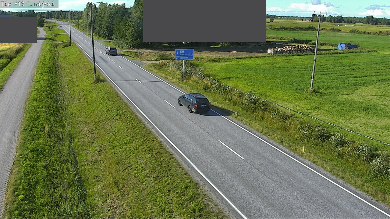 Kelikamerat Kuva Tie 813 Lumijoki, Lumijoki, Pohjois-Pohjanmaa