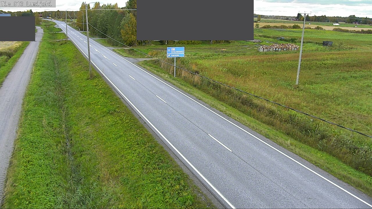 Kelikamerat Kuva Tie 813 Lumijoki, Lumijoki, Pohjois-Pohjanmaa