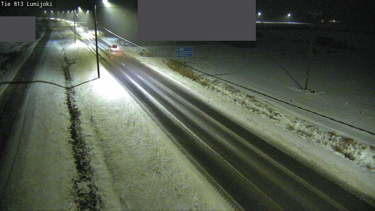 Weather Camera Image Väg 813 Lumijoki, Lumijoki, Pohjois-Pohjanmaa