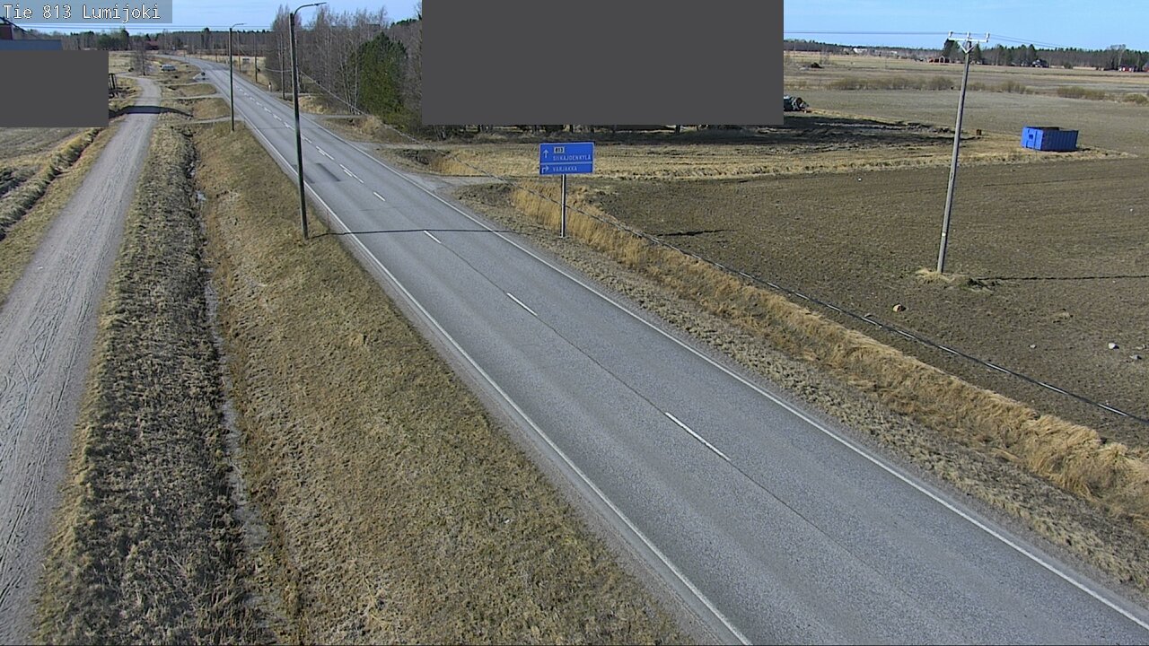 Kelikamerat Kuva Tie 813 Lumijoki, Lumijoki, Pohjois-Pohjanmaa
