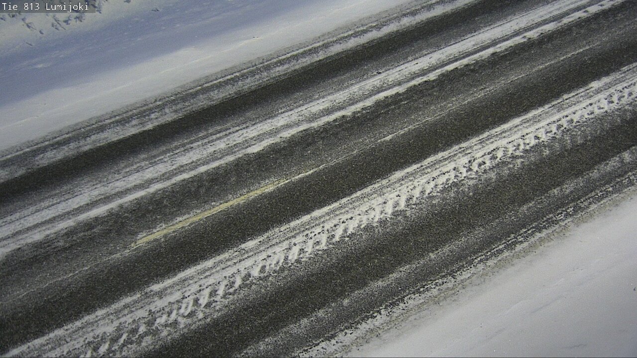 Weather Camera Image Väg 813 Lumijoki, Lumijoki, Pohjois-Pohjanmaa