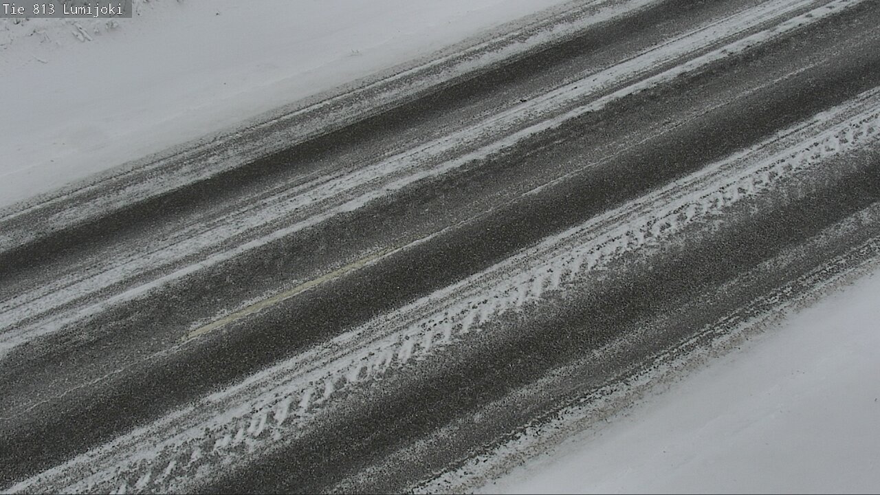 Weather Camera Image Väg 813 Lumijoki, Lumijoki, Pohjois-Pohjanmaa