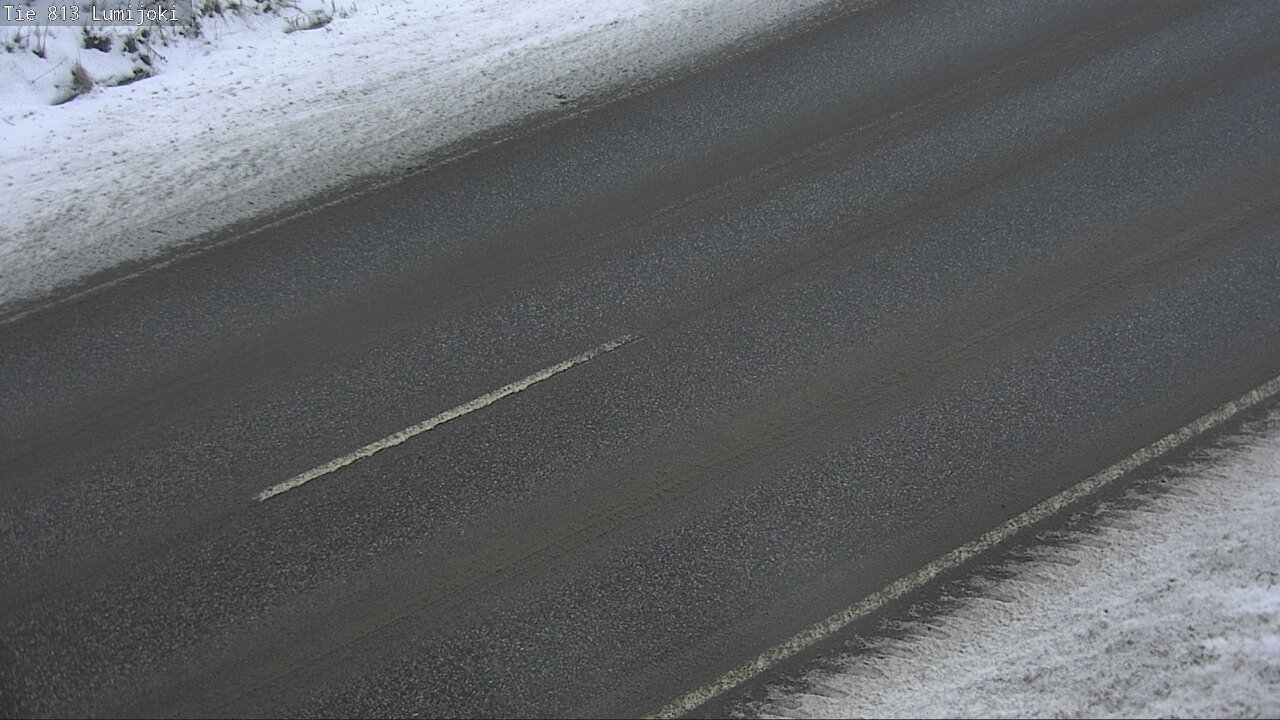 Weather Camera Image Väg 813 Lumijoki, Lumijoki, Pohjois-Pohjanmaa