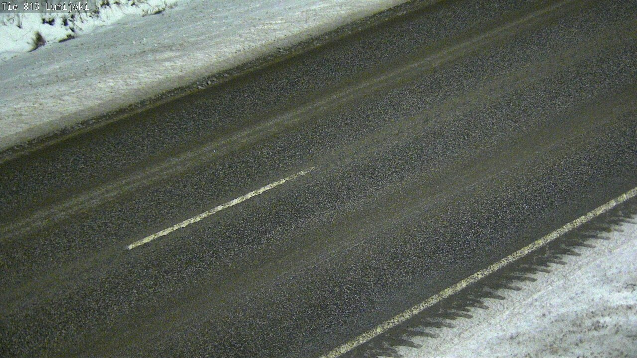 Weather Camera Image Väg 813 Lumijoki, Lumijoki, Pohjois-Pohjanmaa