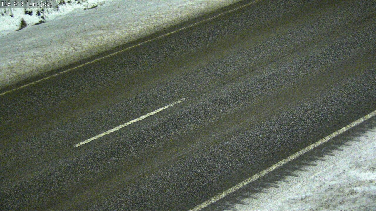 Weather Camera Image Väg 813 Lumijoki, Lumijoki, Pohjois-Pohjanmaa
