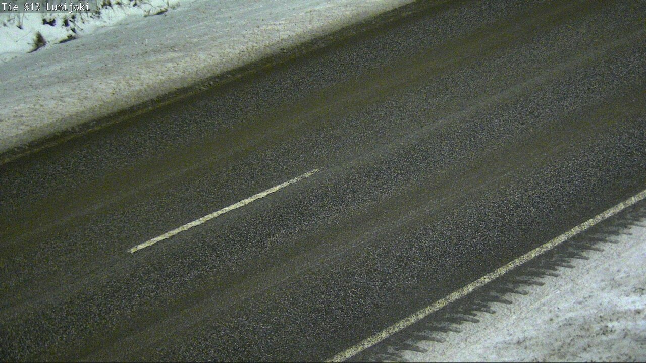 Weather Camera Image Väg 813 Lumijoki, Lumijoki, Pohjois-Pohjanmaa