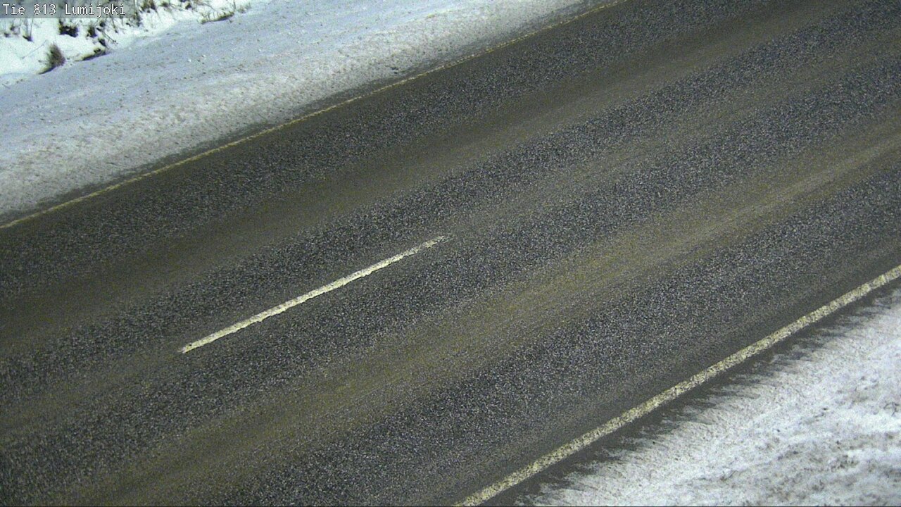 Weather Camera Image Väg 813 Lumijoki, Lumijoki, Pohjois-Pohjanmaa