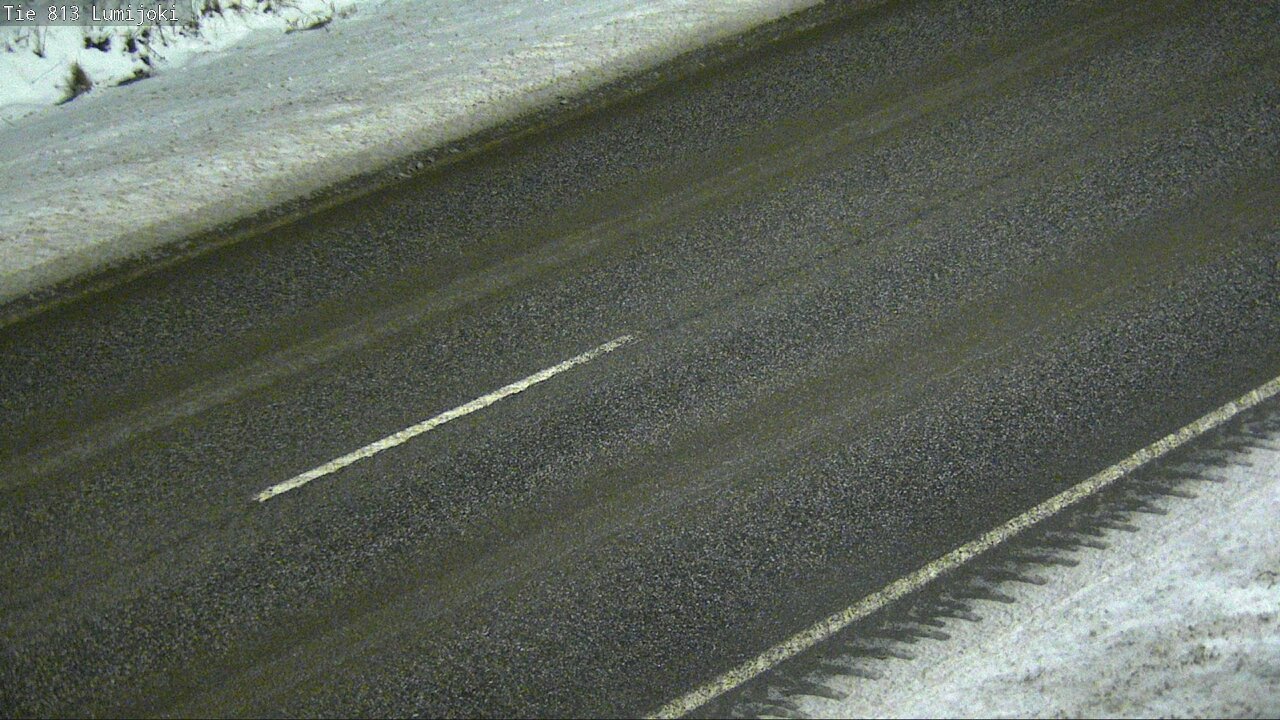 Weather Camera Image Väg 813 Lumijoki, Lumijoki, Pohjois-Pohjanmaa