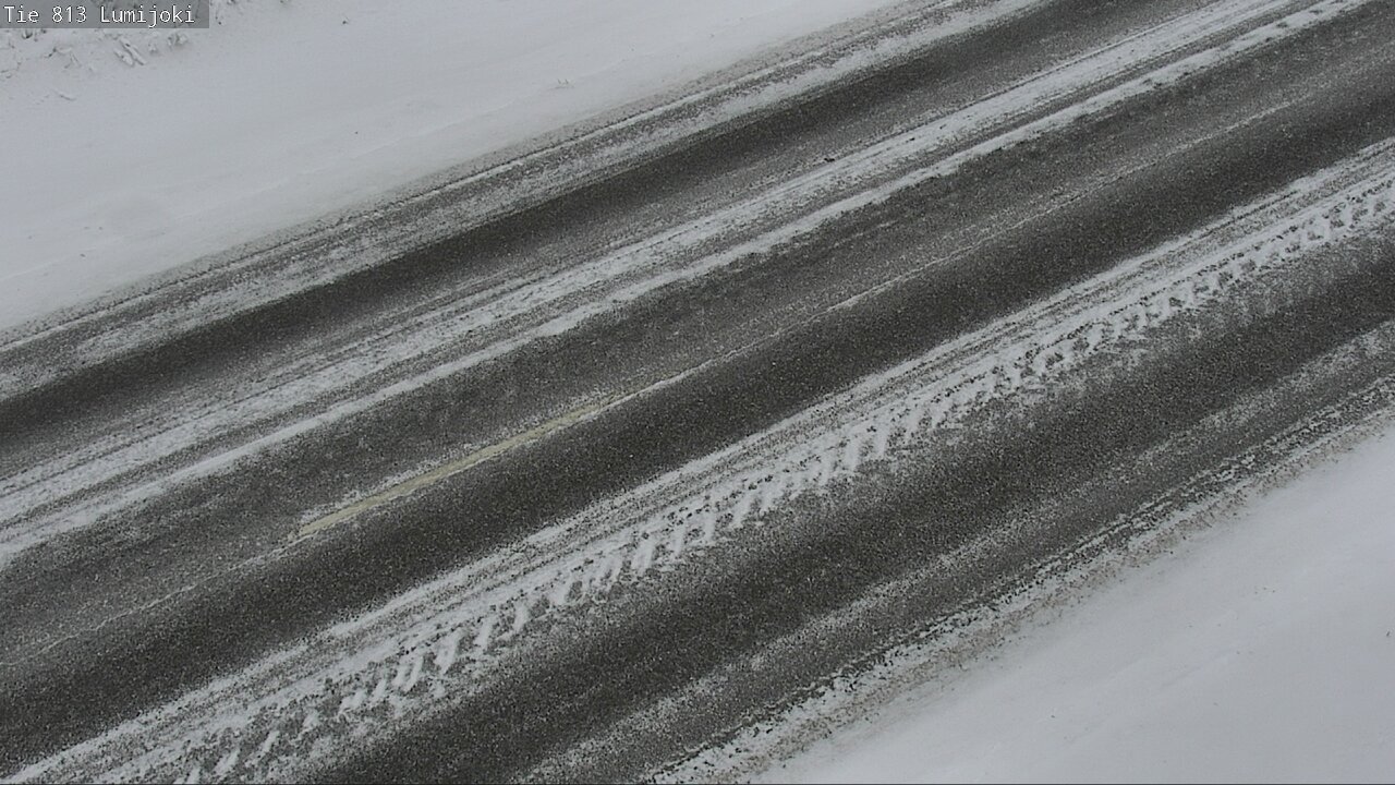 Weather Camera Image Väg 813 Lumijoki, Lumijoki, Pohjois-Pohjanmaa