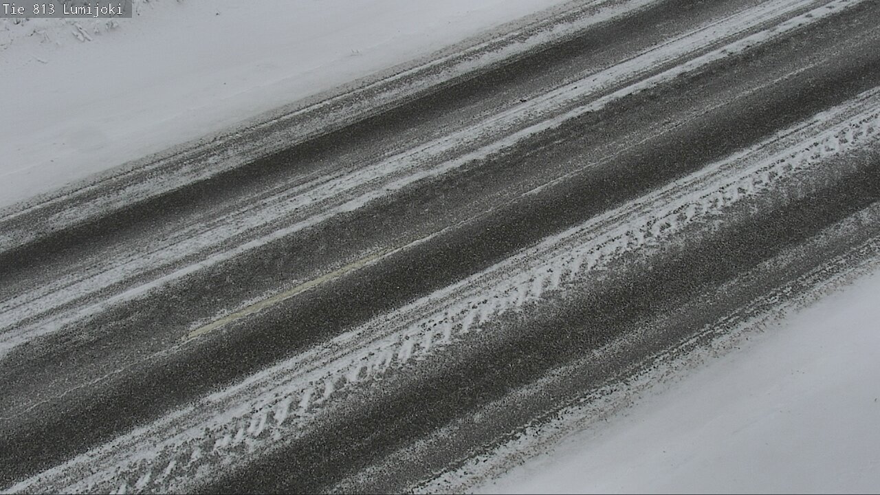 Weather Camera Image Väg 813 Lumijoki, Lumijoki, Pohjois-Pohjanmaa