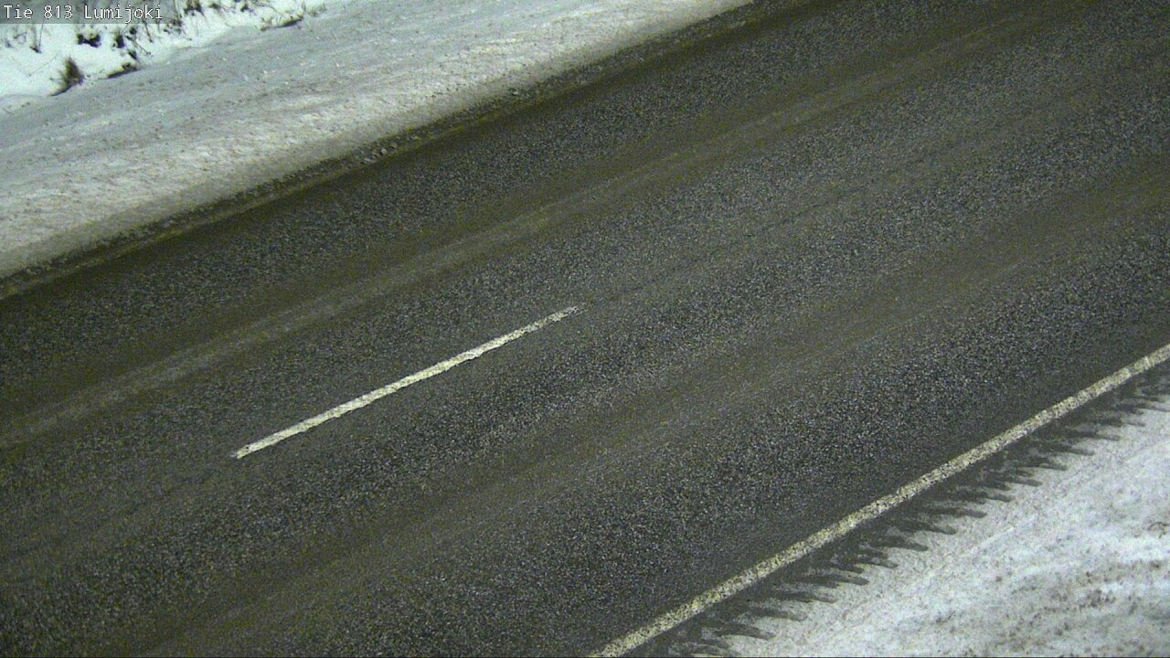 Weather Camera Image Väg 813 Lumijoki, Lumijoki, Pohjois-Pohjanmaa