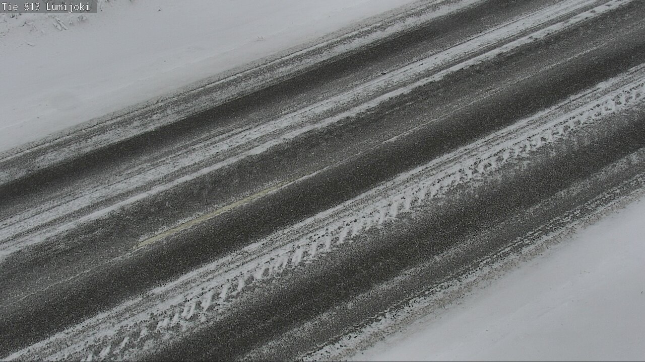 Weather Camera Image Väg 813 Lumijoki, Lumijoki, Pohjois-Pohjanmaa