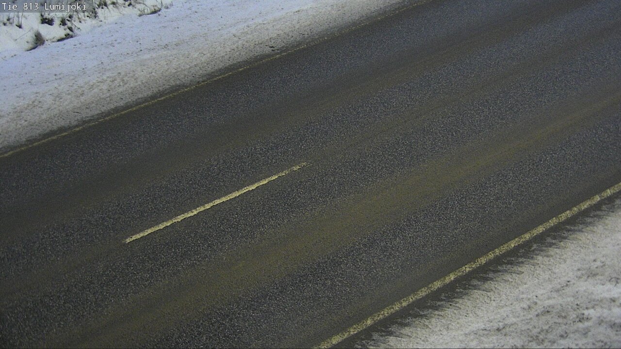 Weather Camera Image Väg 813 Lumijoki, Lumijoki, Pohjois-Pohjanmaa