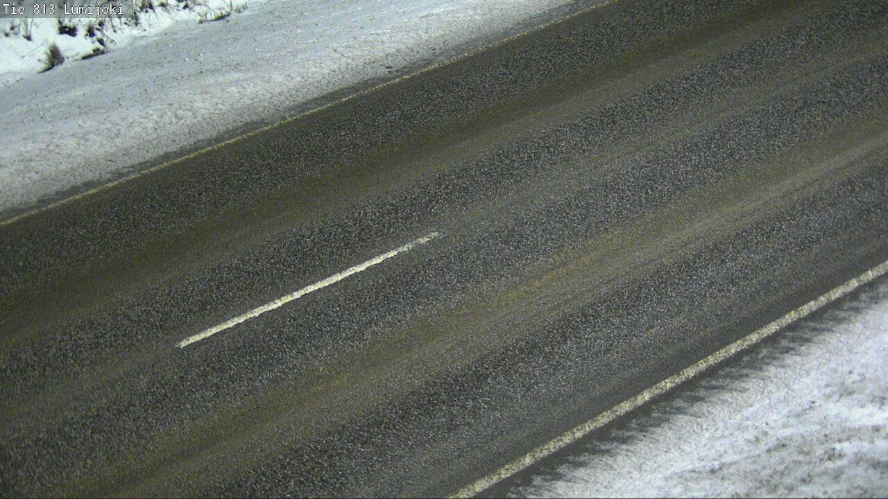 Weather Camera Image Väg 813 Lumijoki, Lumijoki, Pohjois-Pohjanmaa
