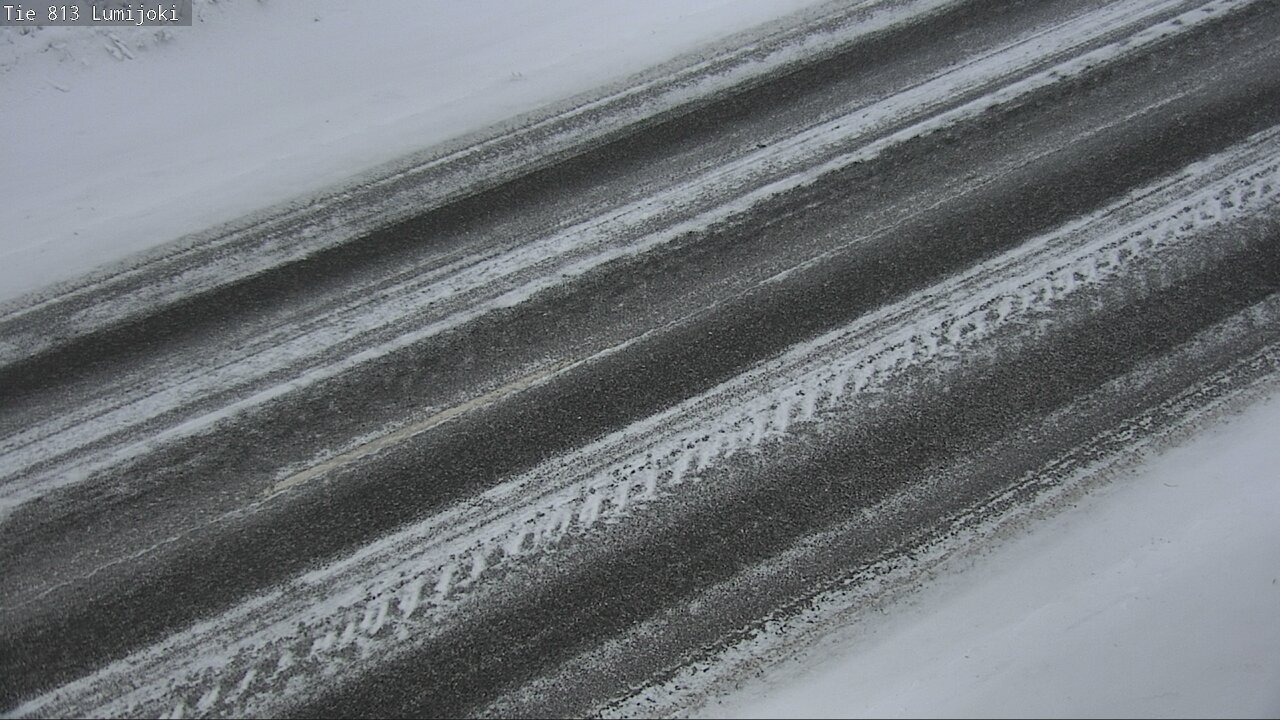 Weather Camera Image Väg 813 Lumijoki, Lumijoki, Pohjois-Pohjanmaa