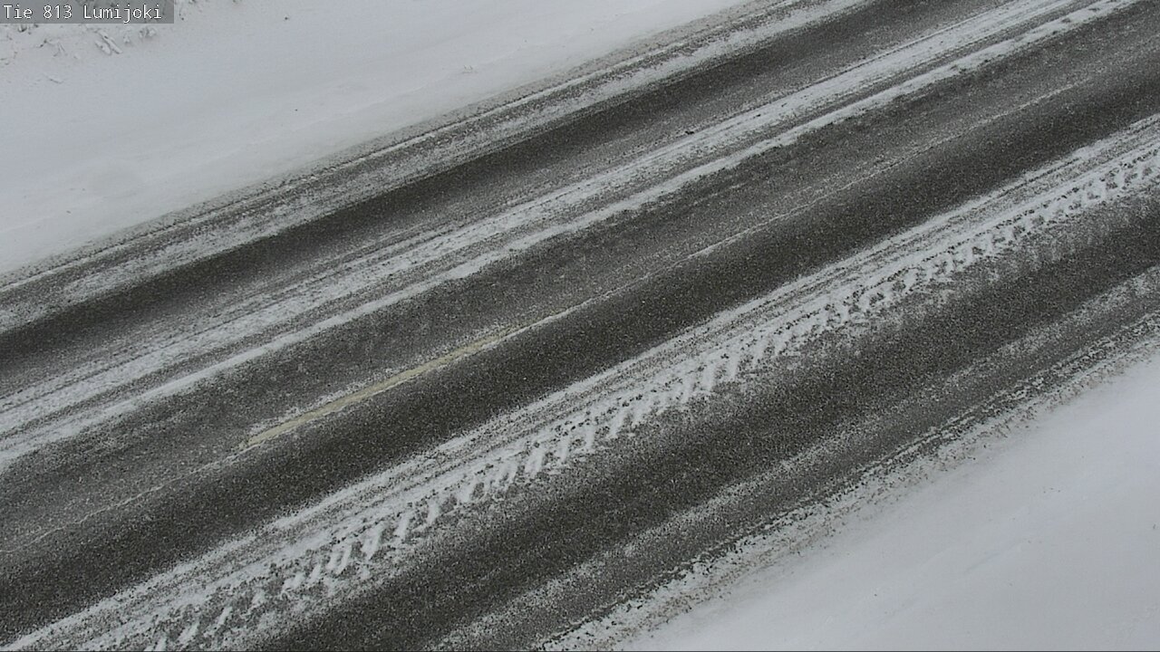 Weather Camera Image Väg 813 Lumijoki, Lumijoki, Pohjois-Pohjanmaa