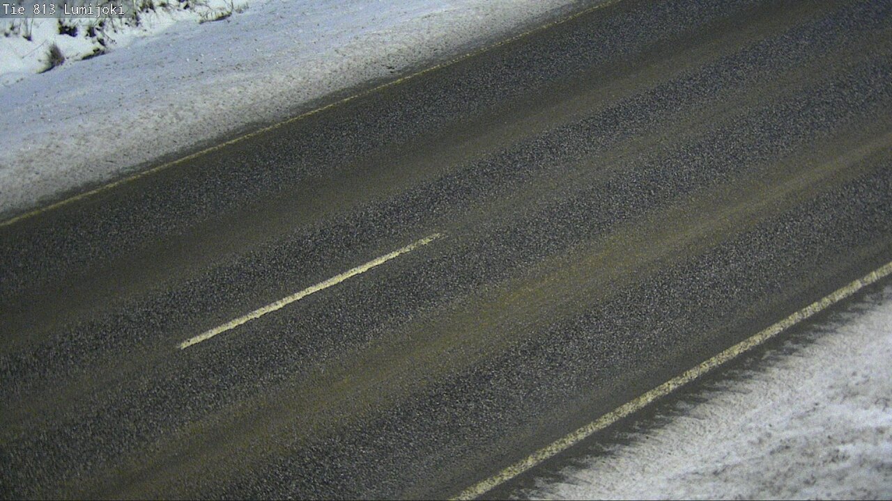 Weather Camera Image Väg 813 Lumijoki, Lumijoki, Pohjois-Pohjanmaa
