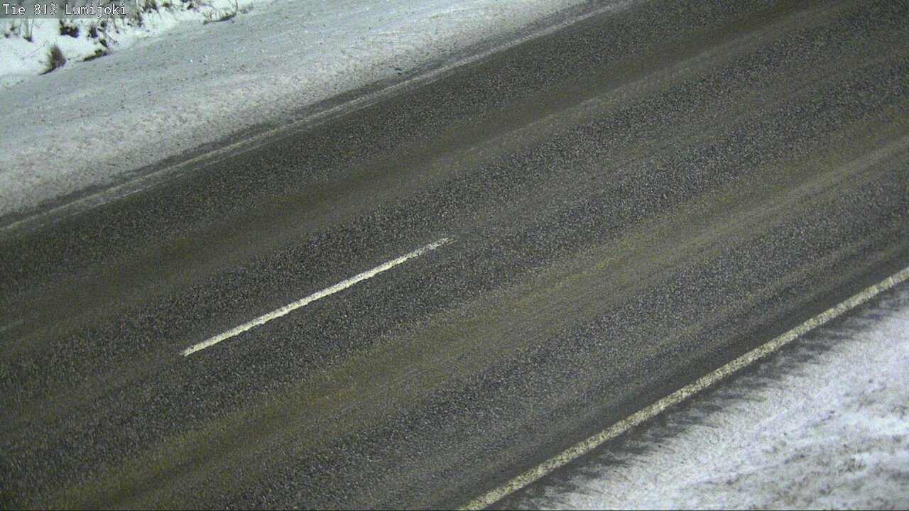 Weather Camera Image Väg 813 Lumijoki, Lumijoki, Pohjois-Pohjanmaa
