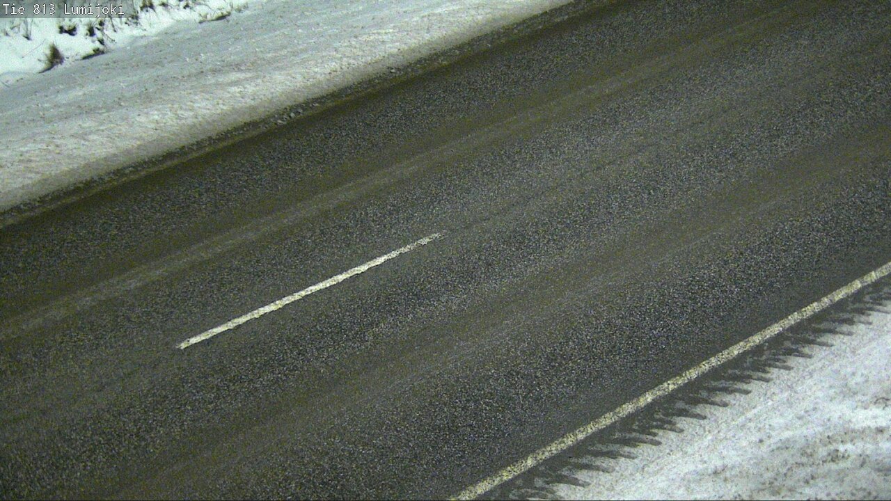 Weather Camera Image Väg 813 Lumijoki, Lumijoki, Pohjois-Pohjanmaa