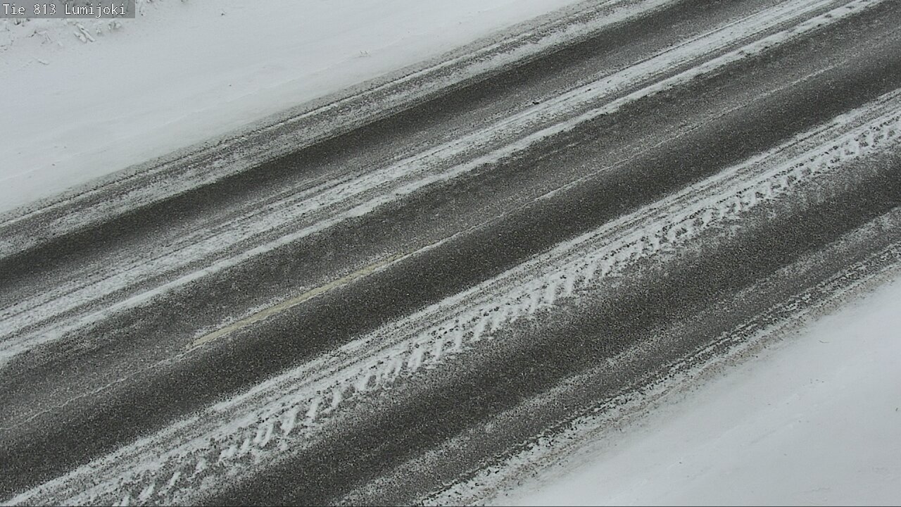 Weather Camera Image Väg 813 Lumijoki, Lumijoki, Pohjois-Pohjanmaa