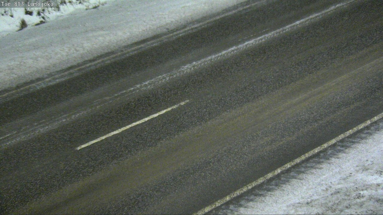 Weather Camera Image Väg 813 Lumijoki, Lumijoki, Pohjois-Pohjanmaa
