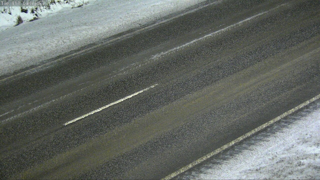 Weather Camera Image Väg 813 Lumijoki, Lumijoki, Pohjois-Pohjanmaa
