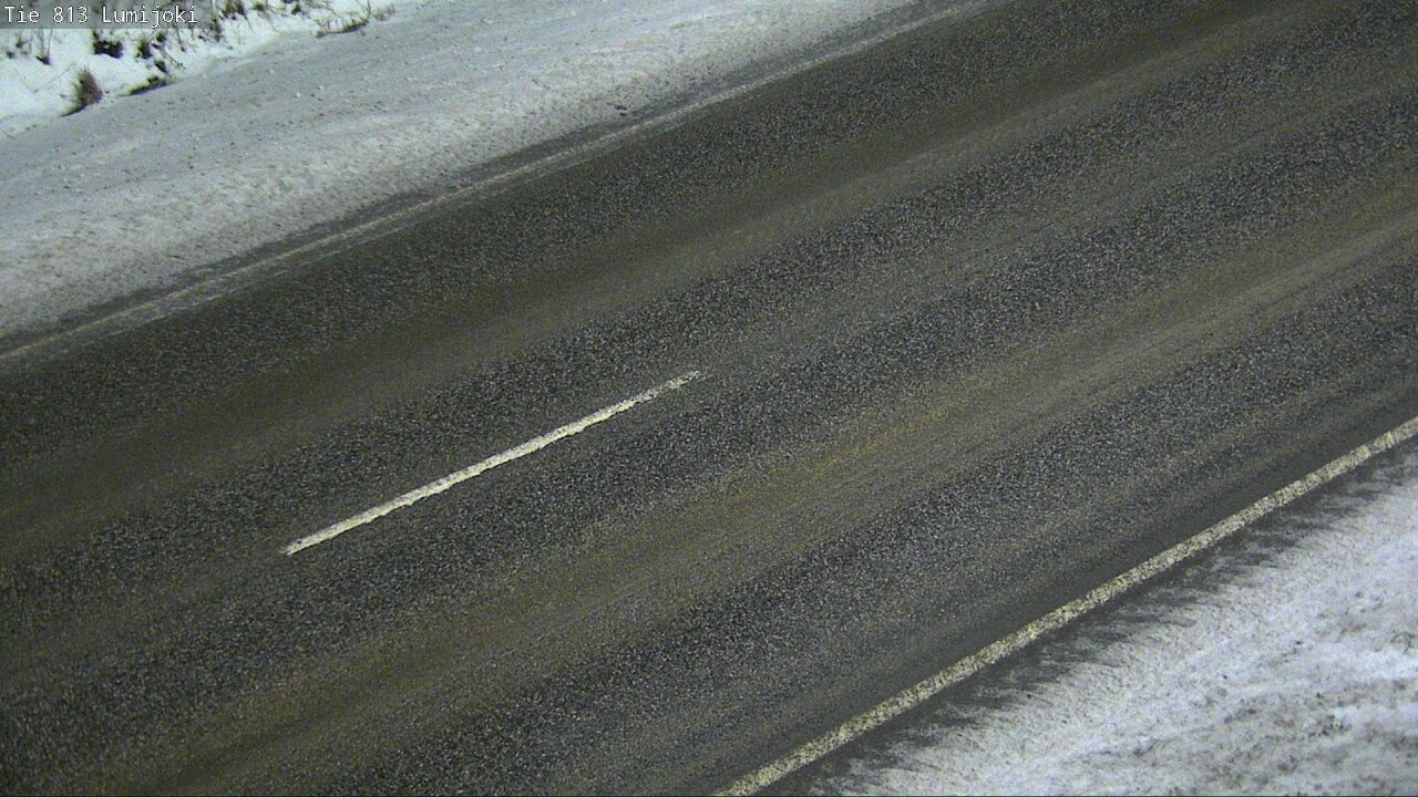 Weather Camera Image Väg 813 Lumijoki, Lumijoki, Pohjois-Pohjanmaa