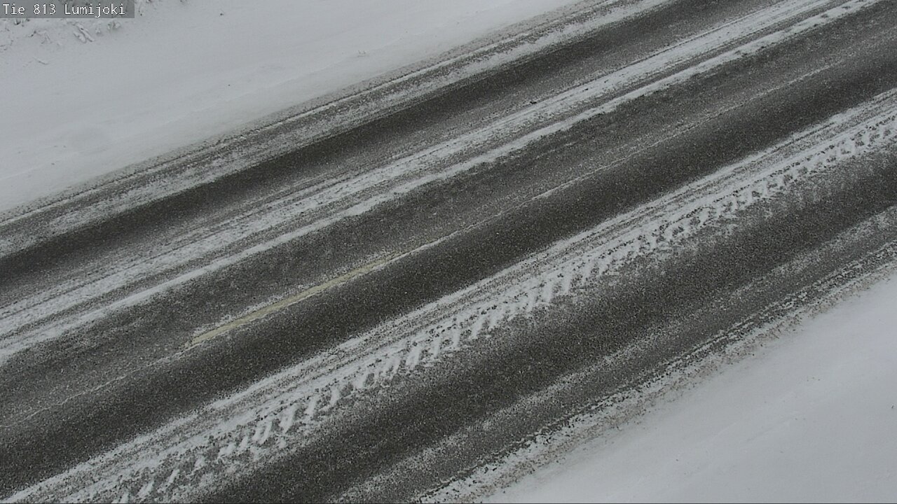 Weather Camera Image Väg 813 Lumijoki, Lumijoki, Pohjois-Pohjanmaa