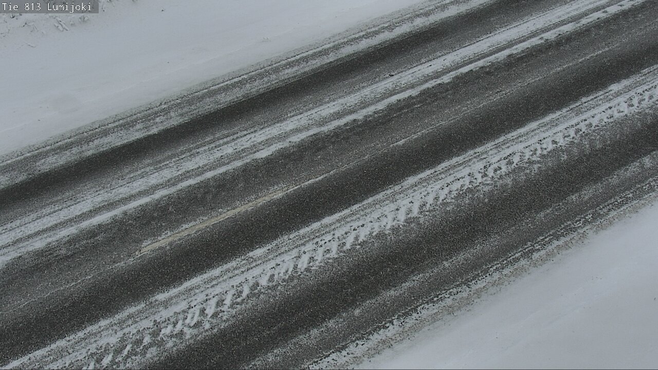 Weather Camera Image Väg 813 Lumijoki, Lumijoki, Pohjois-Pohjanmaa