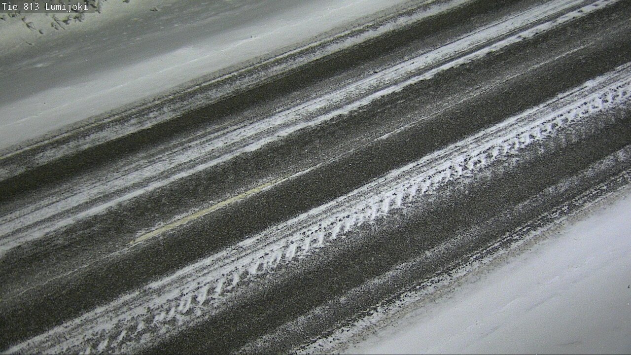 Weather Camera Image Väg 813 Lumijoki, Lumijoki, Pohjois-Pohjanmaa
