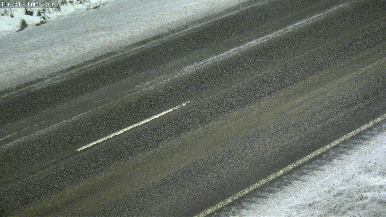 Weather Camera Image Väg 813 Lumijoki, Lumijoki, Pohjois-Pohjanmaa