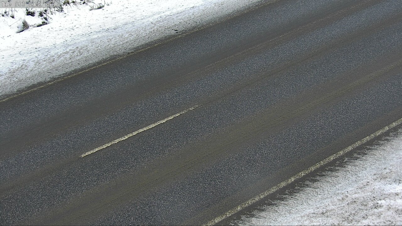 Weather Camera Image Väg 813 Lumijoki, Lumijoki, Pohjois-Pohjanmaa