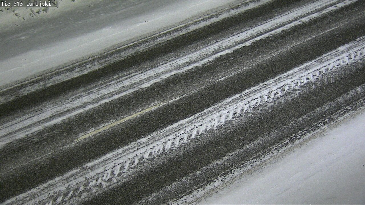 Weather Camera Image Väg 813 Lumijoki, Lumijoki, Pohjois-Pohjanmaa