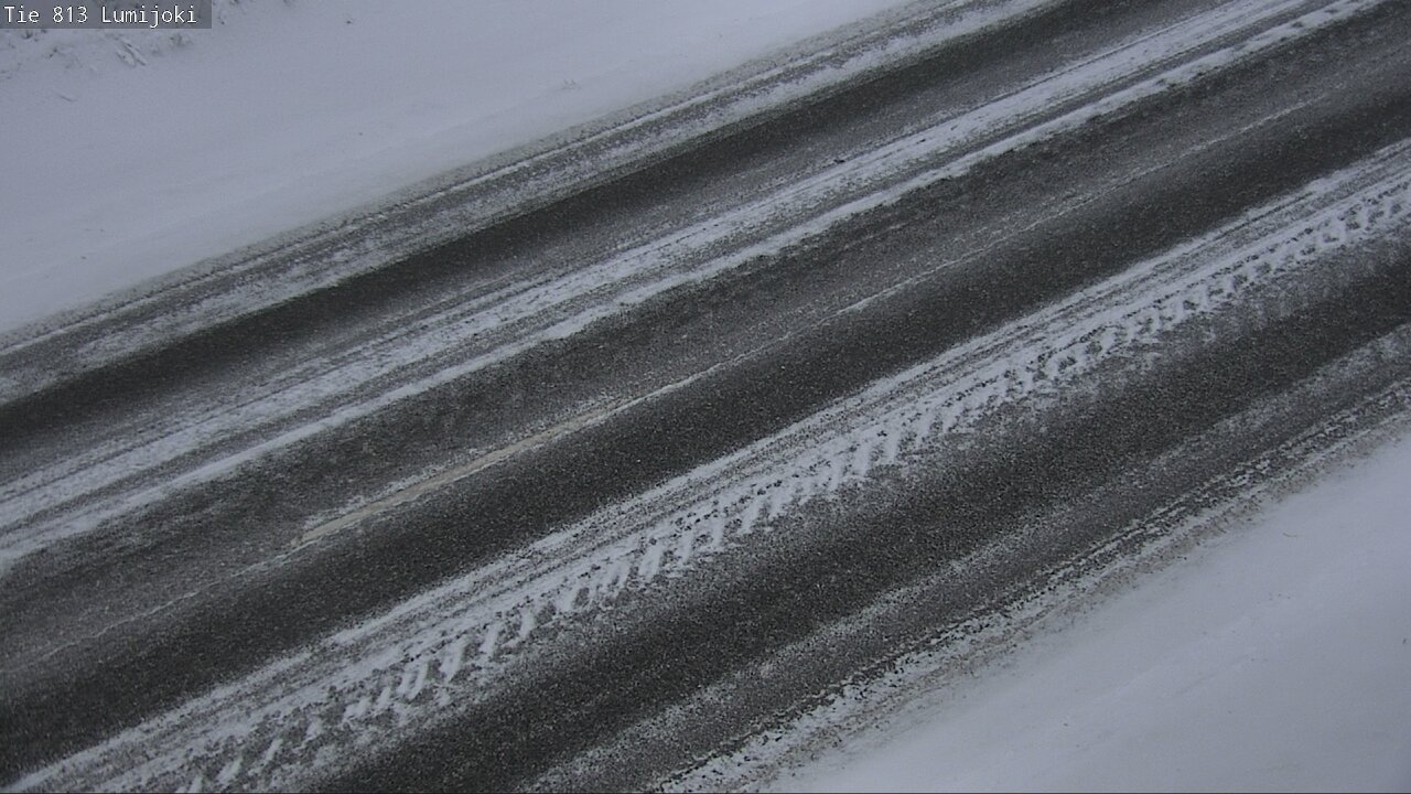 Weather Camera Image Väg 813 Lumijoki, Lumijoki, Pohjois-Pohjanmaa