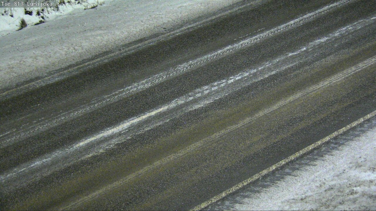 Weather Camera Image Väg 813 Lumijoki, Lumijoki, Pohjois-Pohjanmaa