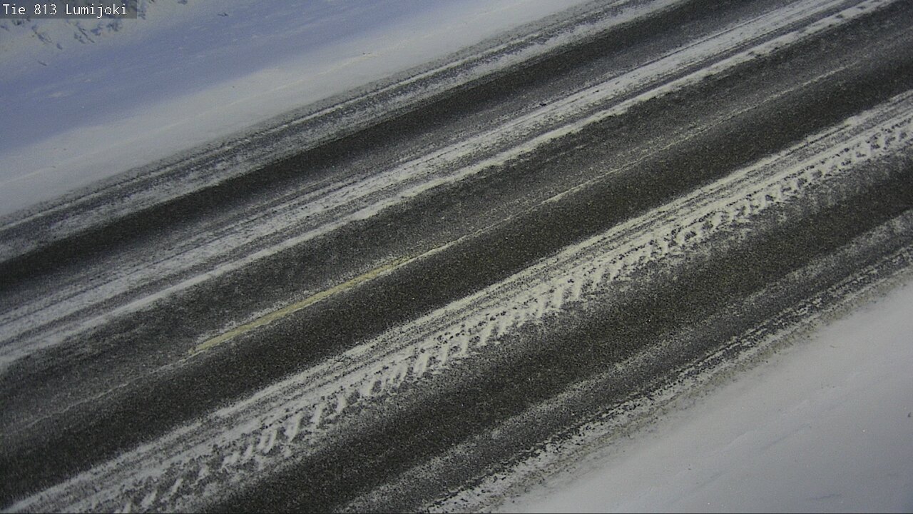 Weather Camera Image Väg 813 Lumijoki, Lumijoki, Pohjois-Pohjanmaa