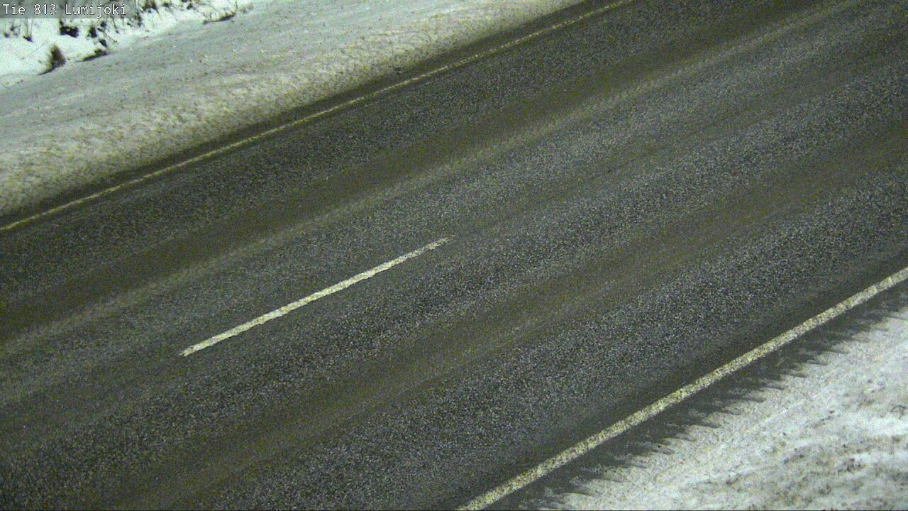 Weather Camera Image Väg 813 Lumijoki, Lumijoki, Pohjois-Pohjanmaa