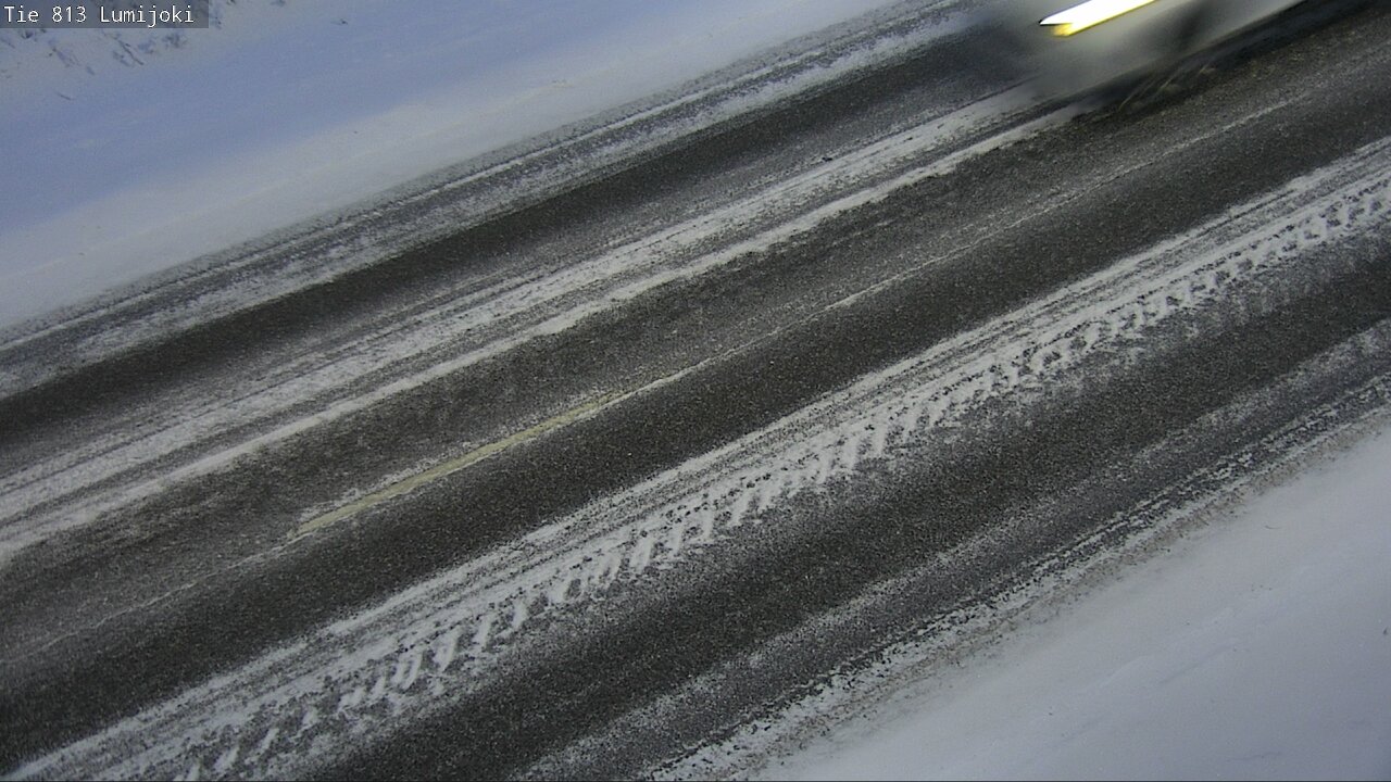 Weather Camera Image Väg 813 Lumijoki, Lumijoki, Pohjois-Pohjanmaa