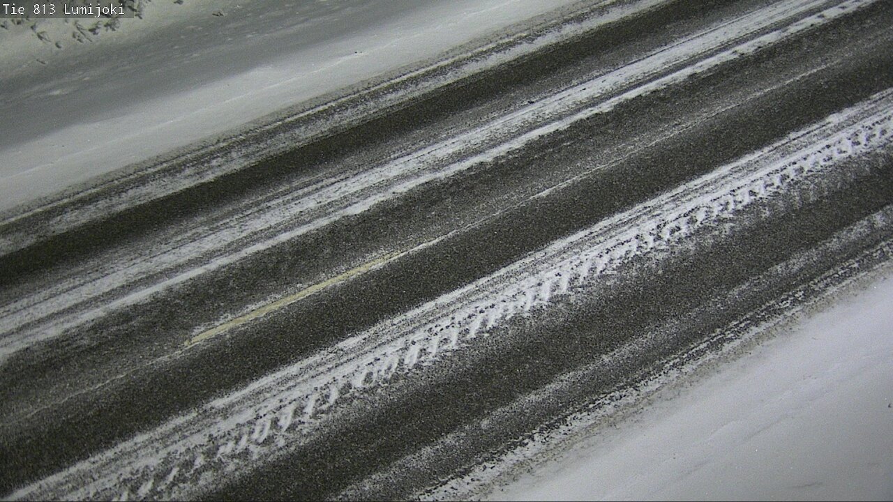 Weather Camera Image Väg 813 Lumijoki, Lumijoki, Pohjois-Pohjanmaa