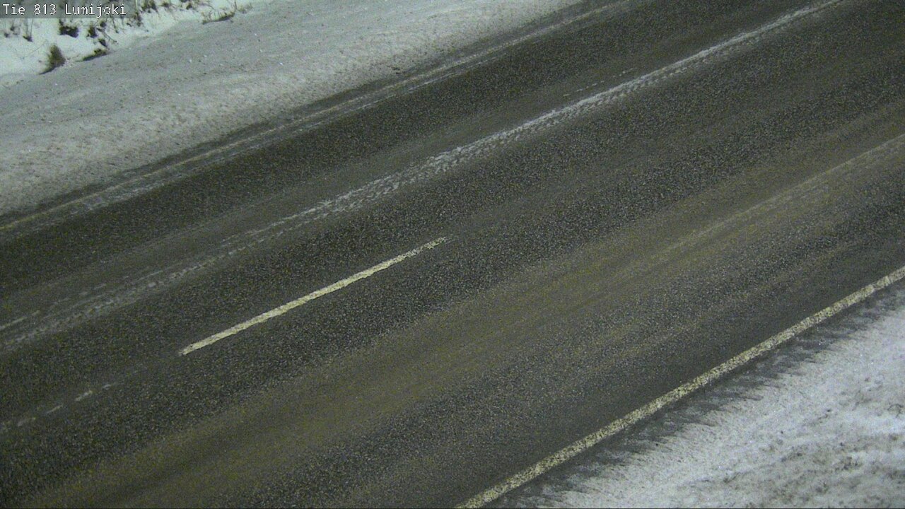 Weather Camera Image Väg 813 Lumijoki, Lumijoki, Pohjois-Pohjanmaa