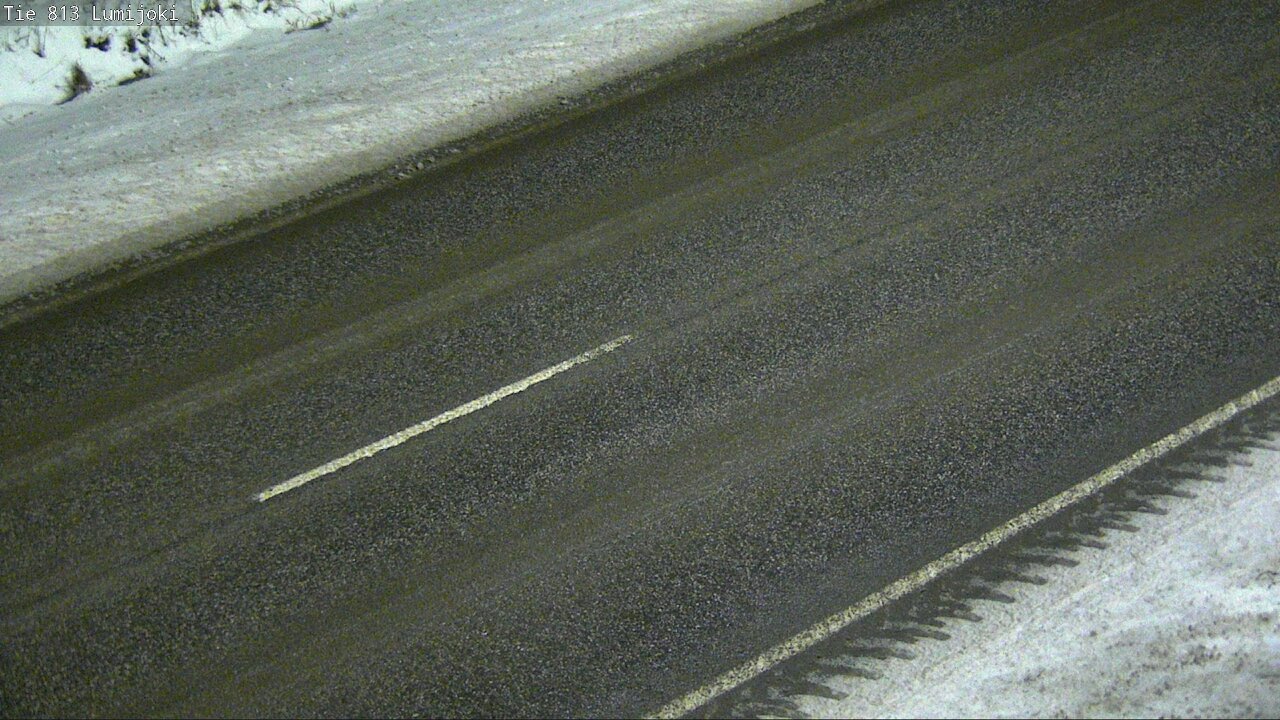 Weather Camera Image Väg 813 Lumijoki, Lumijoki, Pohjois-Pohjanmaa