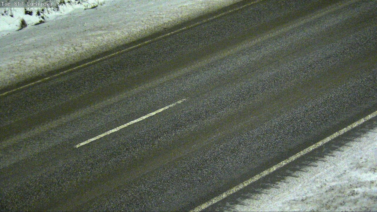Weather Camera Image Väg 813 Lumijoki, Lumijoki, Pohjois-Pohjanmaa