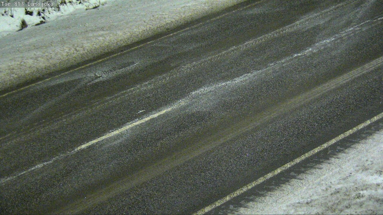 Weather Camera Image Väg 813 Lumijoki, Lumijoki, Pohjois-Pohjanmaa