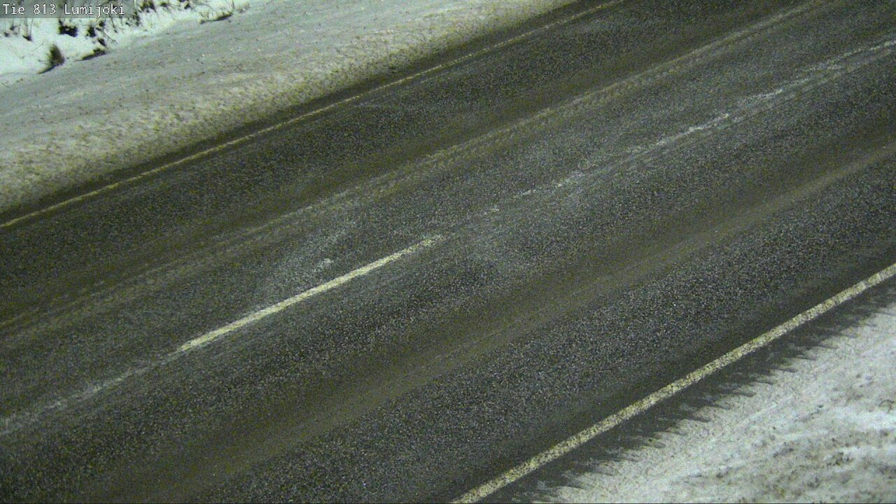 Weather Camera Image Väg 813 Lumijoki, Lumijoki, Pohjois-Pohjanmaa