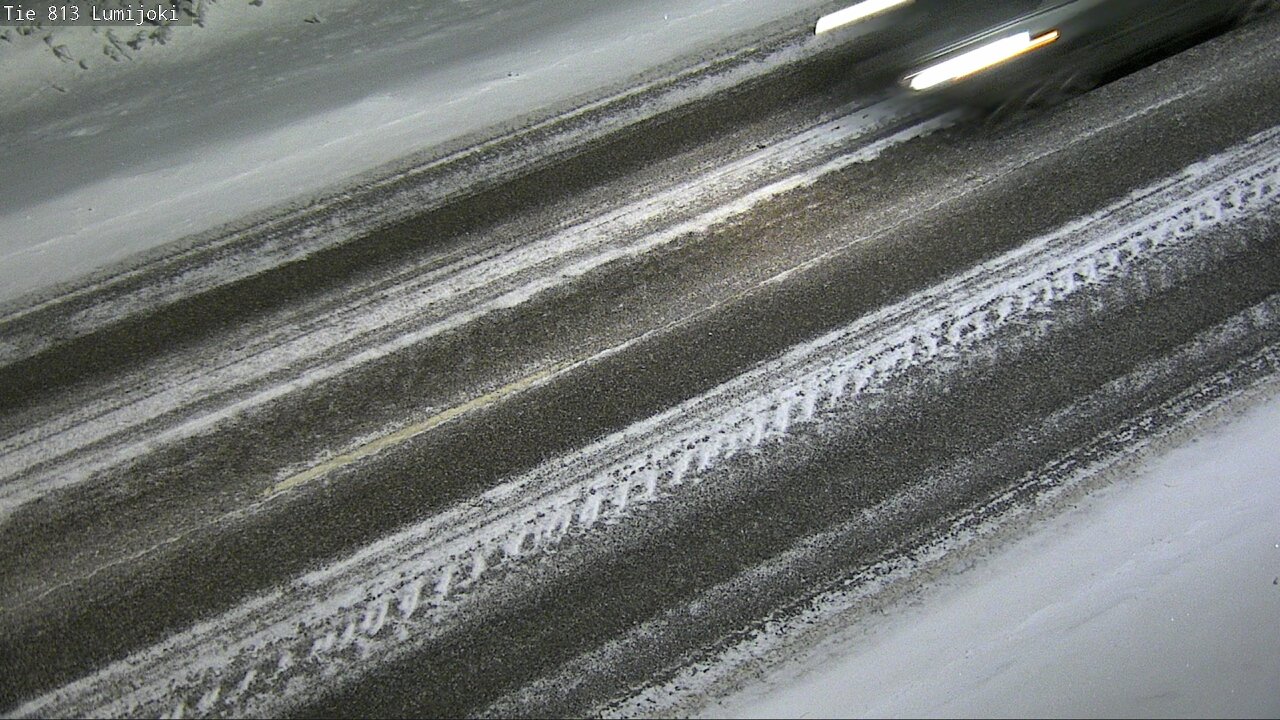 Weather Camera Image Road 813 Lumijoki, Lumijoki, Pohjois-Pohjanmaa