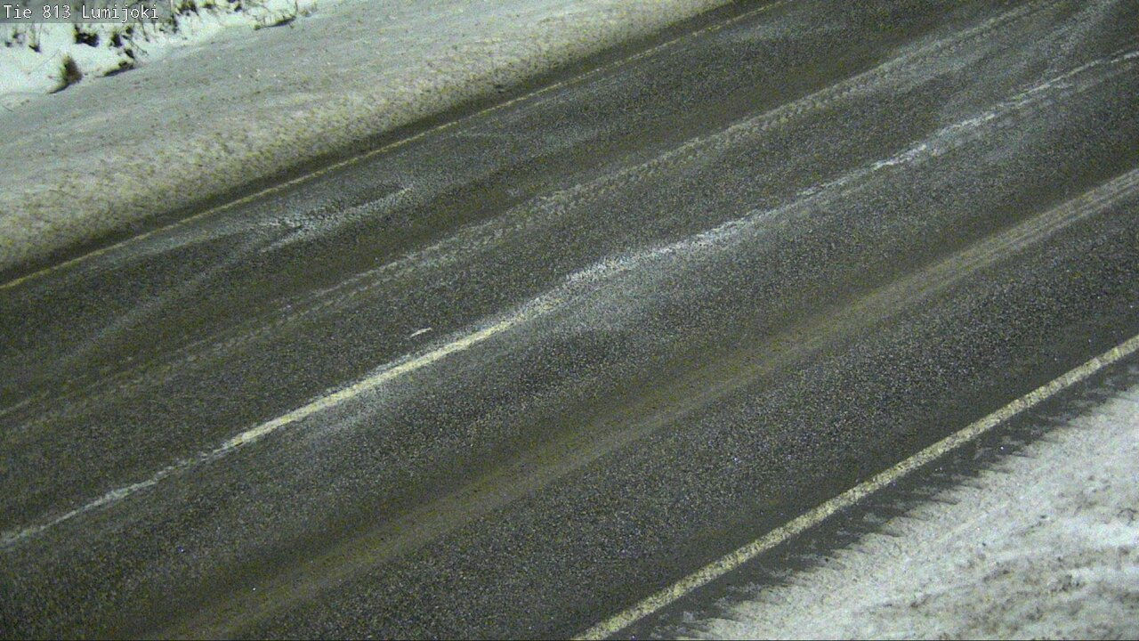 Weather Camera Image Väg 813 Lumijoki, Lumijoki, Pohjois-Pohjanmaa