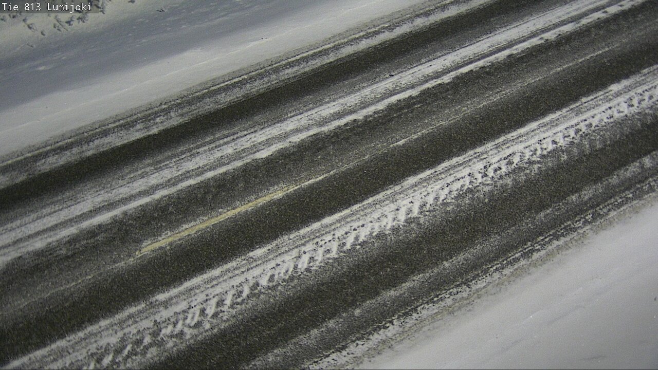 Weather Camera Image Väg 813 Lumijoki, Lumijoki, Pohjois-Pohjanmaa
