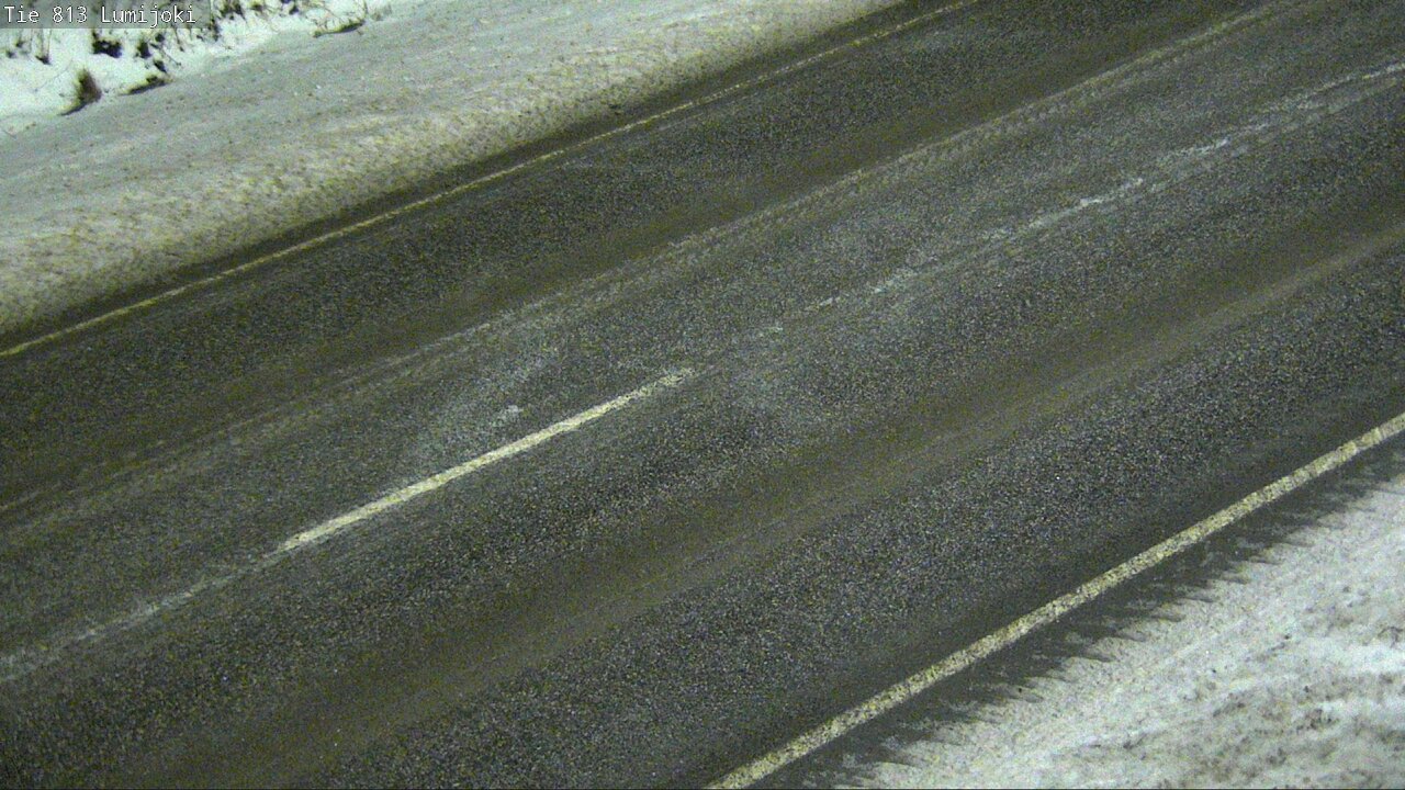 Weather Camera Image Väg 813 Lumijoki, Lumijoki, Pohjois-Pohjanmaa