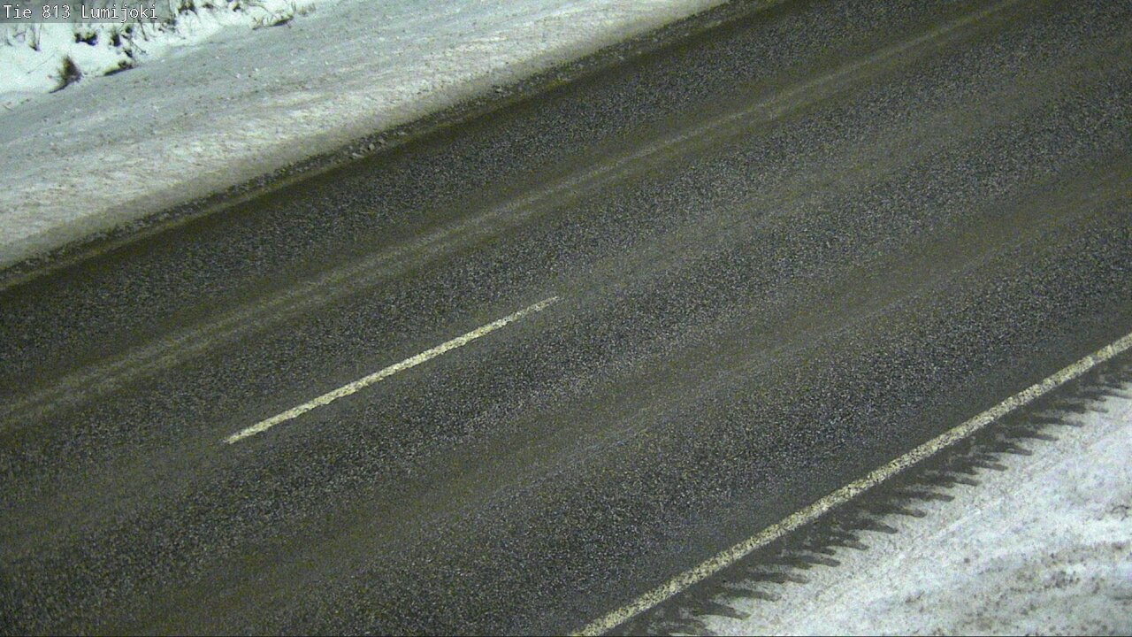 Weather Camera Image Väg 813 Lumijoki, Lumijoki, Pohjois-Pohjanmaa