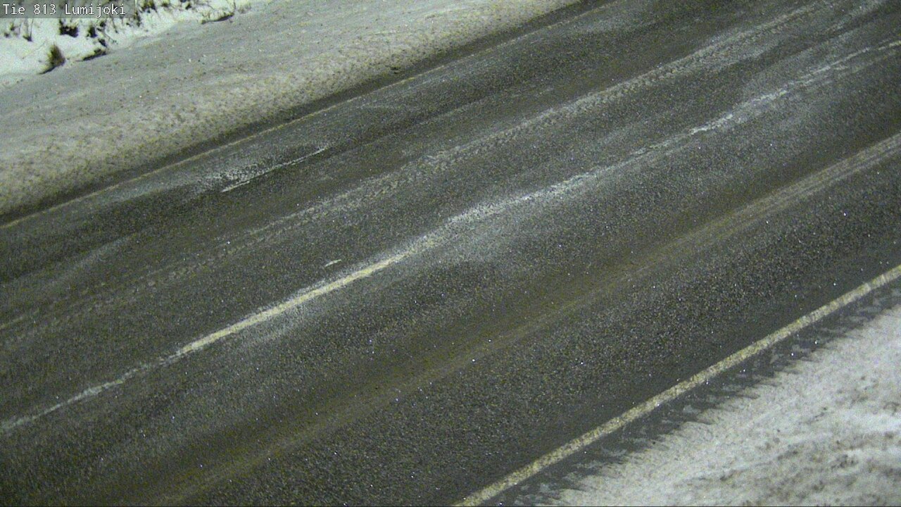 Weather Camera Image Väg 813 Lumijoki, Lumijoki, Pohjois-Pohjanmaa